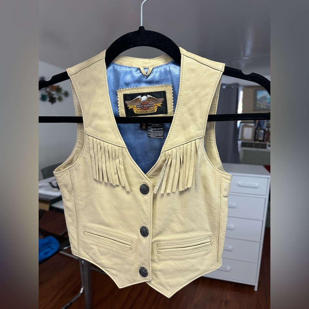 NWOT Harley Davidson Leather Vest